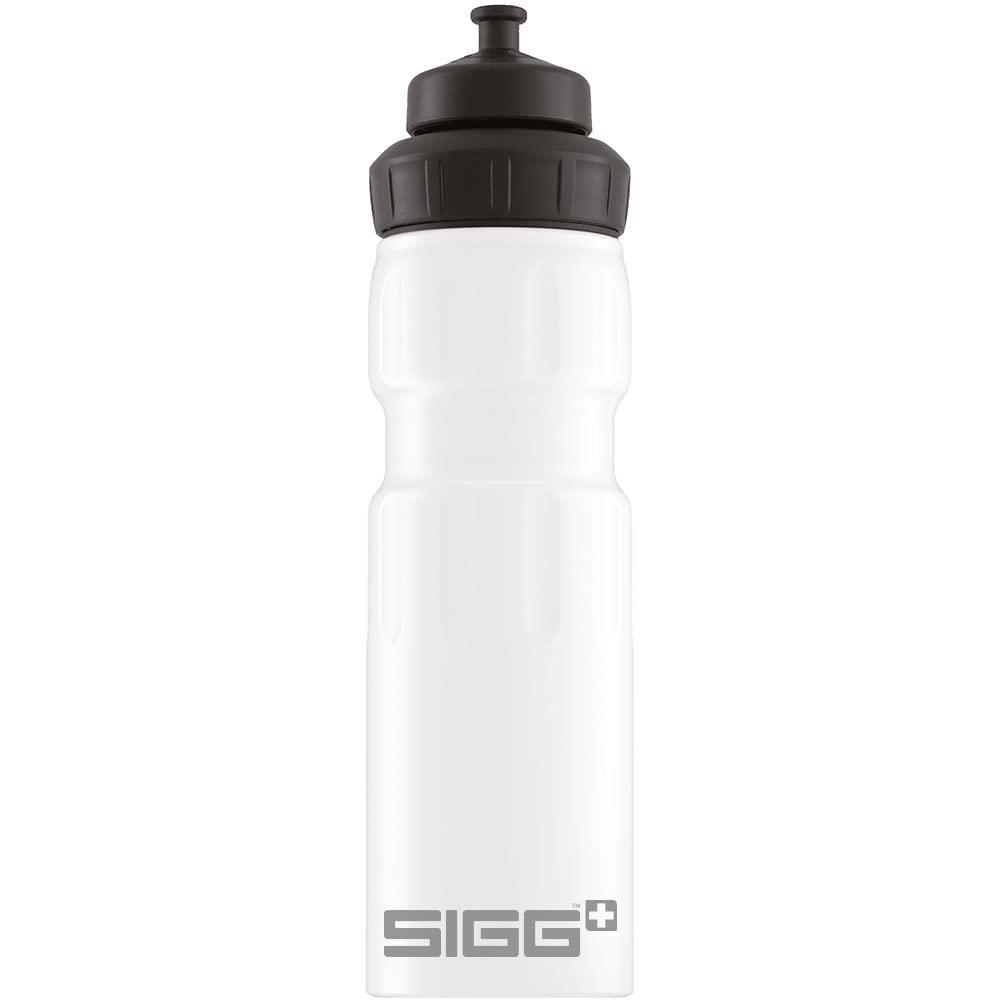 SIGG - Alu Sport Trinkflasche - WMB Sports - Mit 3-Stufen-Sportverschluss - Klimaneutral Zertifiziert - Auslaufsicher - Federleicht - BPA-frei - 0,75L Alcovic