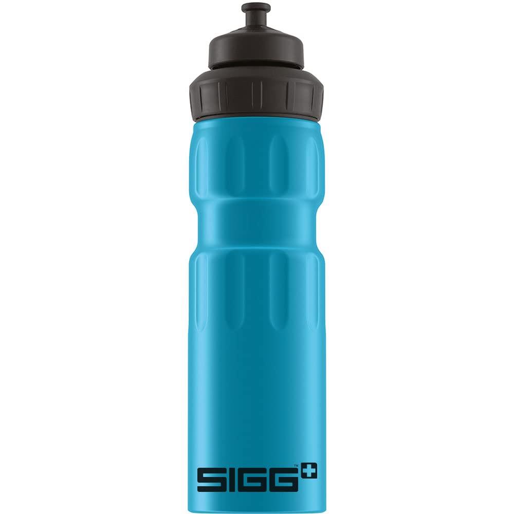SIGG - Alu Sport Trinkflasche - WMB Sports - Mit 3-Stufen-Sportverschluss - Klimaneutral Zertifiziert - Auslaufsicher - Federleicht - BPA-frei - 0,75L Alcovic