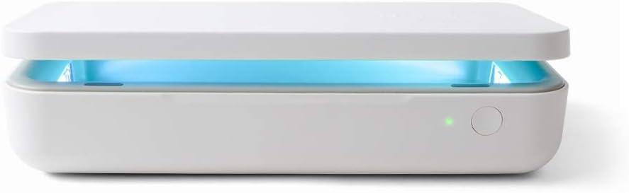 Samsung Electronics UV Anti-Virus Desinfektions-Box & kabelloses Qi-Ladegerät - Handy-Sterilisator und Ladestation (99% UV-Reinigung für Smartphone und kleine Gegenstände) Alcovic