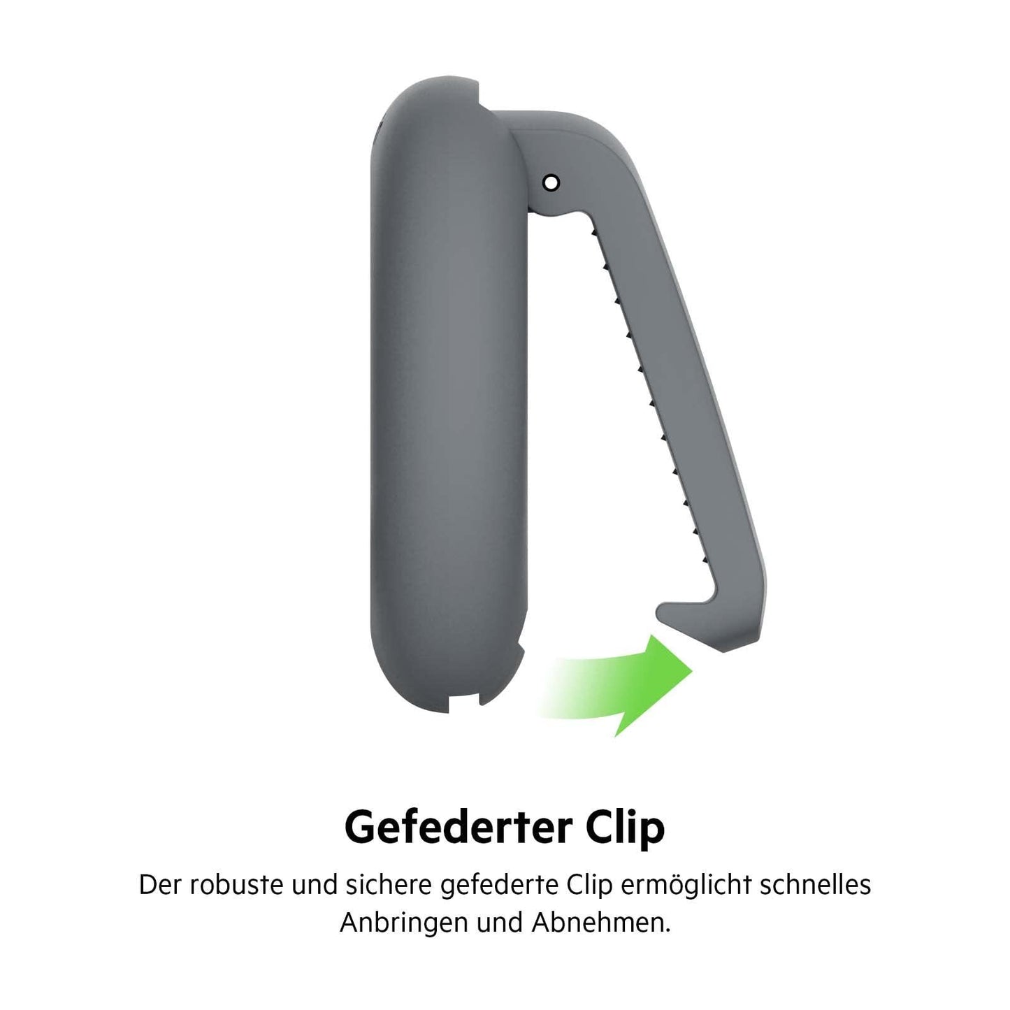 Belkin AirTag Hülle mit Schlaufe (Secure Holder Schutzhülle für Air Tag, Accessoire mit Kratzschutz) – Schwarz Alcovic