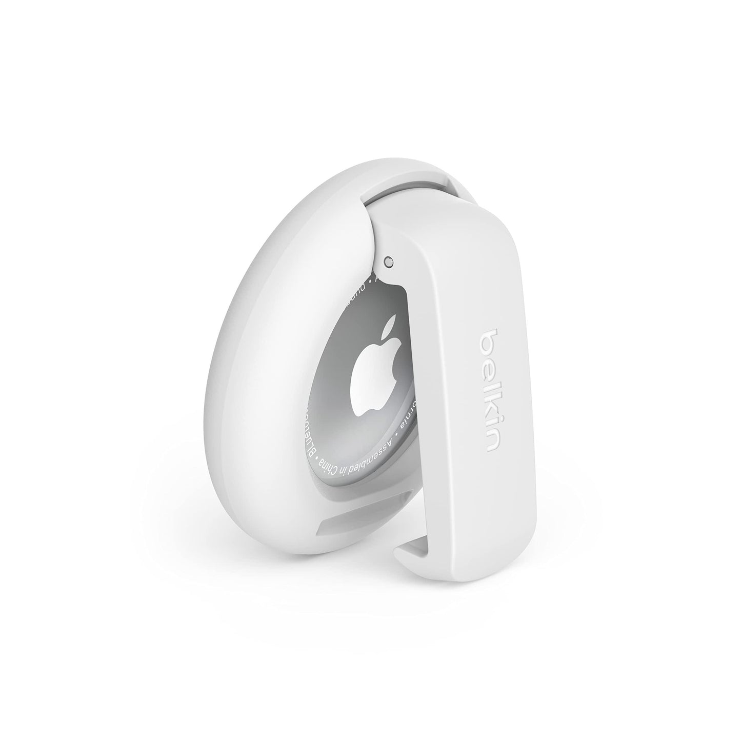 Belkin AirTag Hülle mit Schlaufe (Secure Holder Schutzhülle für Air Tag, Accessoire mit Kratzschutz) – Schwarz Alcovic