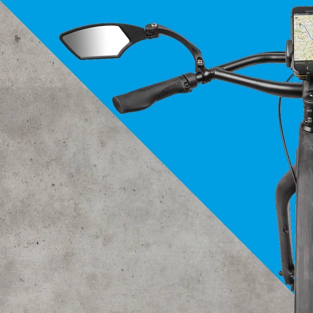 M-Wave SPY Space Fahrradspiegel, schwarz Alcovic