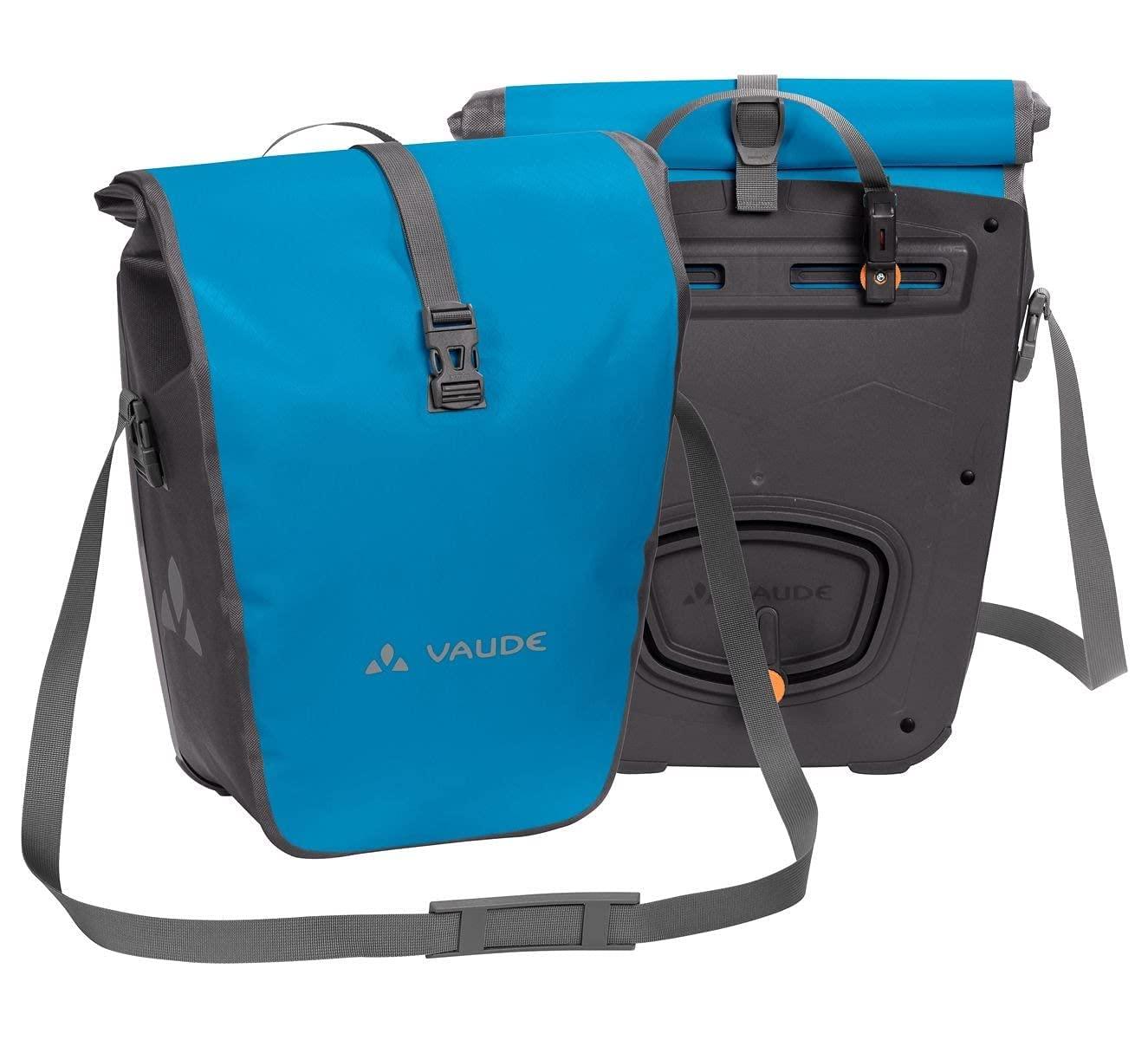 VAUDE Fahrradtaschen für Gepäckträger Aqua Back 2x24L, 2 x Hinterradtaschen wasserdicht, Fahrrad Gepäckträgertasche hinten, einfache Befestigung – Made in Germany Alcovic