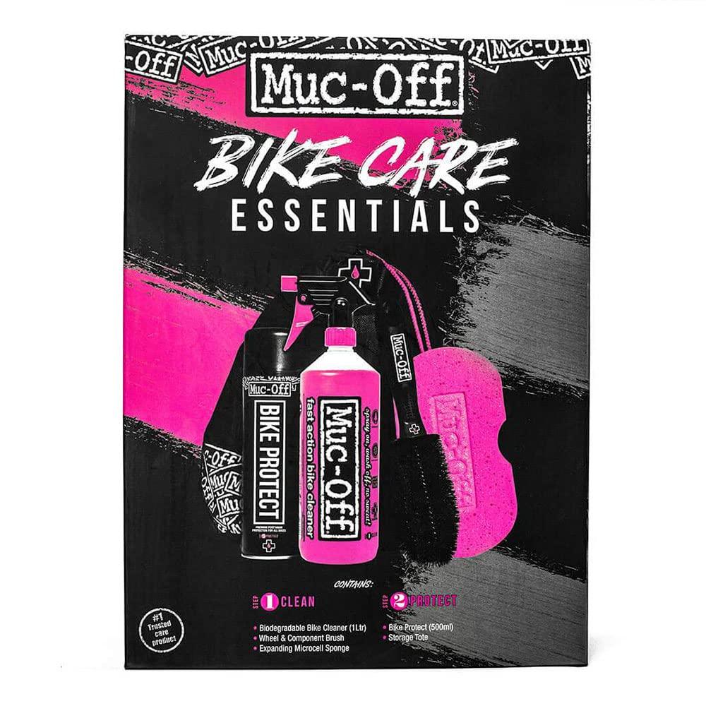 Muc-Off Basis Fahrrad Reinigungsset - Must-Have Fahrrad Zubehör für die Reinigung und den Schutz Ihres Fahrrads – Mit Muc-Off Bike Cleaner, Bike Protect, Reinigungsbürste und Mehr Alcovic
