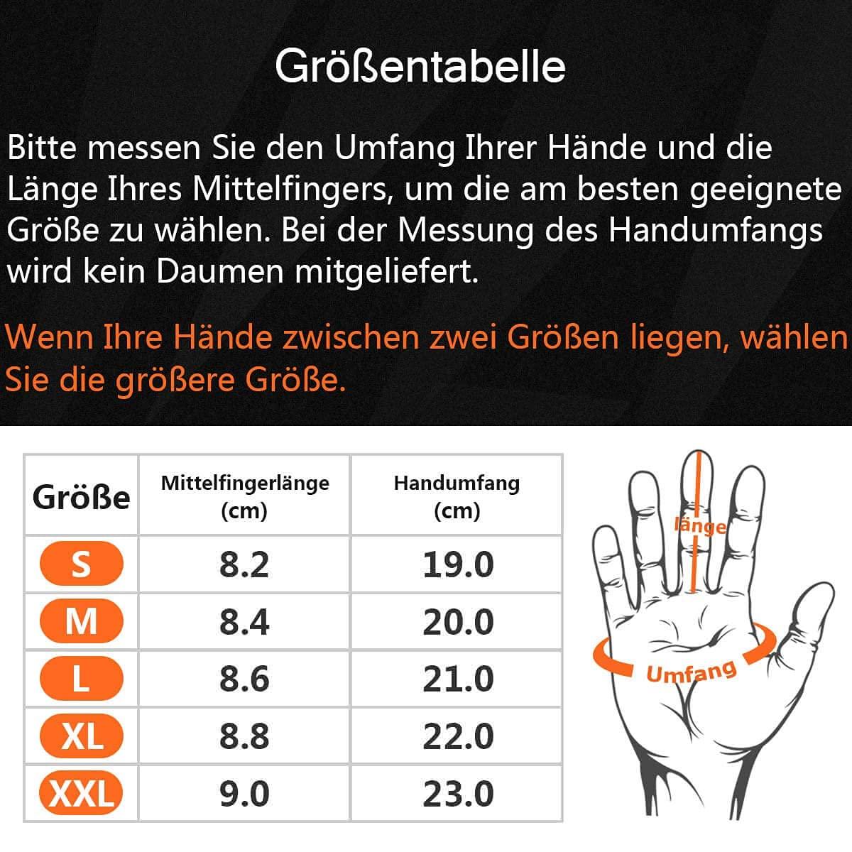 OZERO Herren Wasserdicht Thermohandschuhe, Touchscreen Winterhandschuhe Fahrhandschuhe Fahrradhandschuhe Laufhandschuhe Alcovic