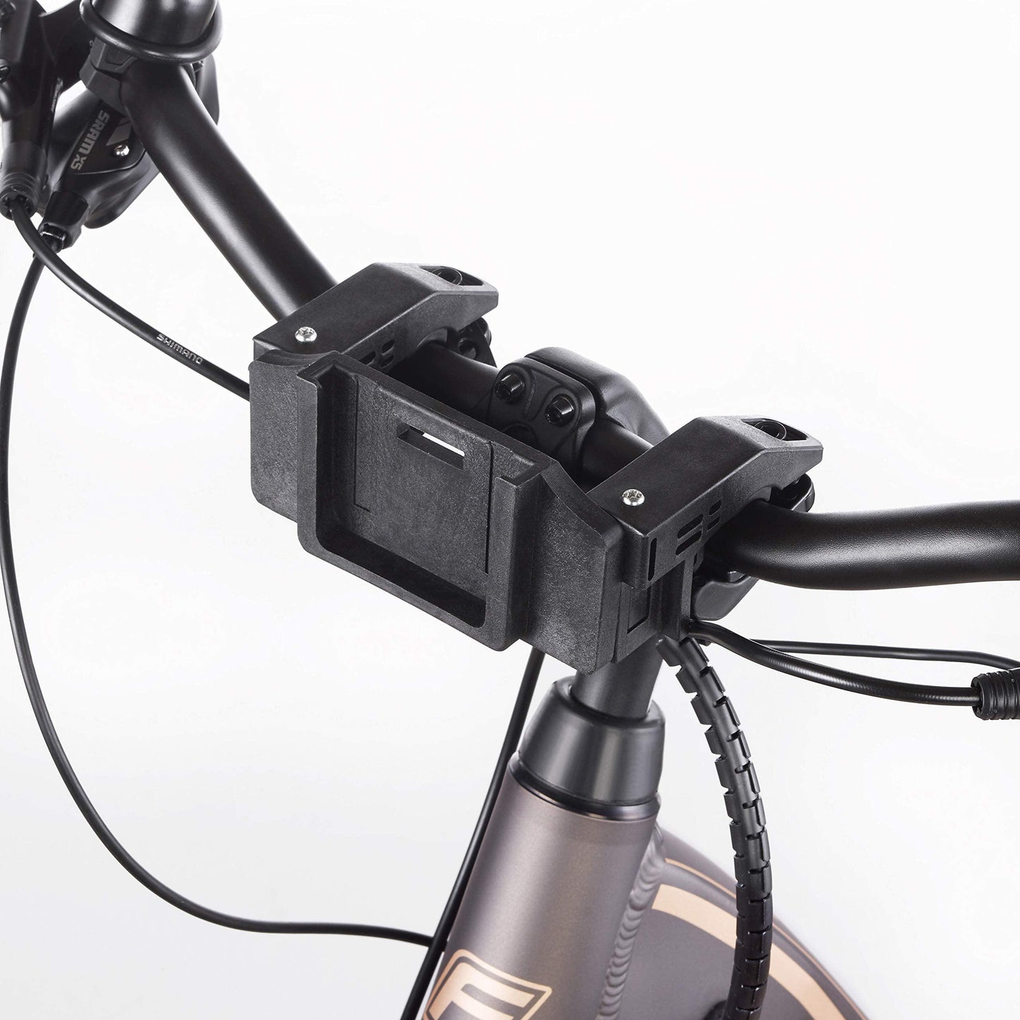 FISCHER Lenkerkorb mit Schnellbefestigung, speziell für E-Bikes entwickelt, Tragkraft 5kg, passend für alle gängigen Displays mit einer Breite von 9 cm, u.a. für BOSCH Displays Alcovic