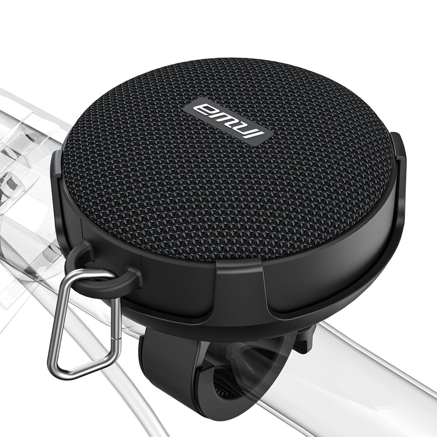 Inwa Bluetooth Fahrrad Lautsprecher Tragbarer, 5w8H IPX7 Ausgestattet Fahrradständer, Karabinerhaken, Eingebautes Mikrofon, TF-Kartenmodus, 480 Min Spielzeit(Geschwindigkeitsanzeige) Alcovic