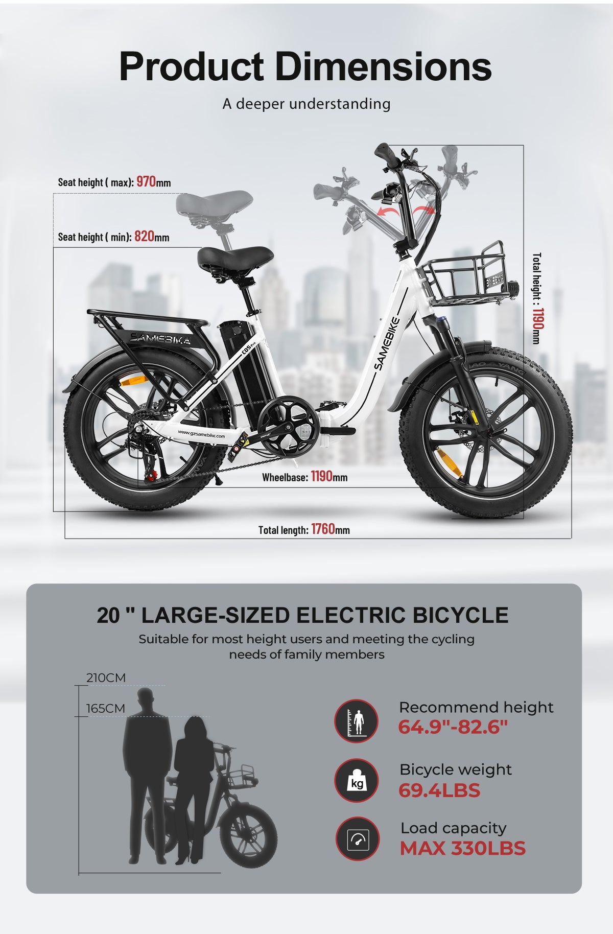 Samebike, c05 pro, alcovic
