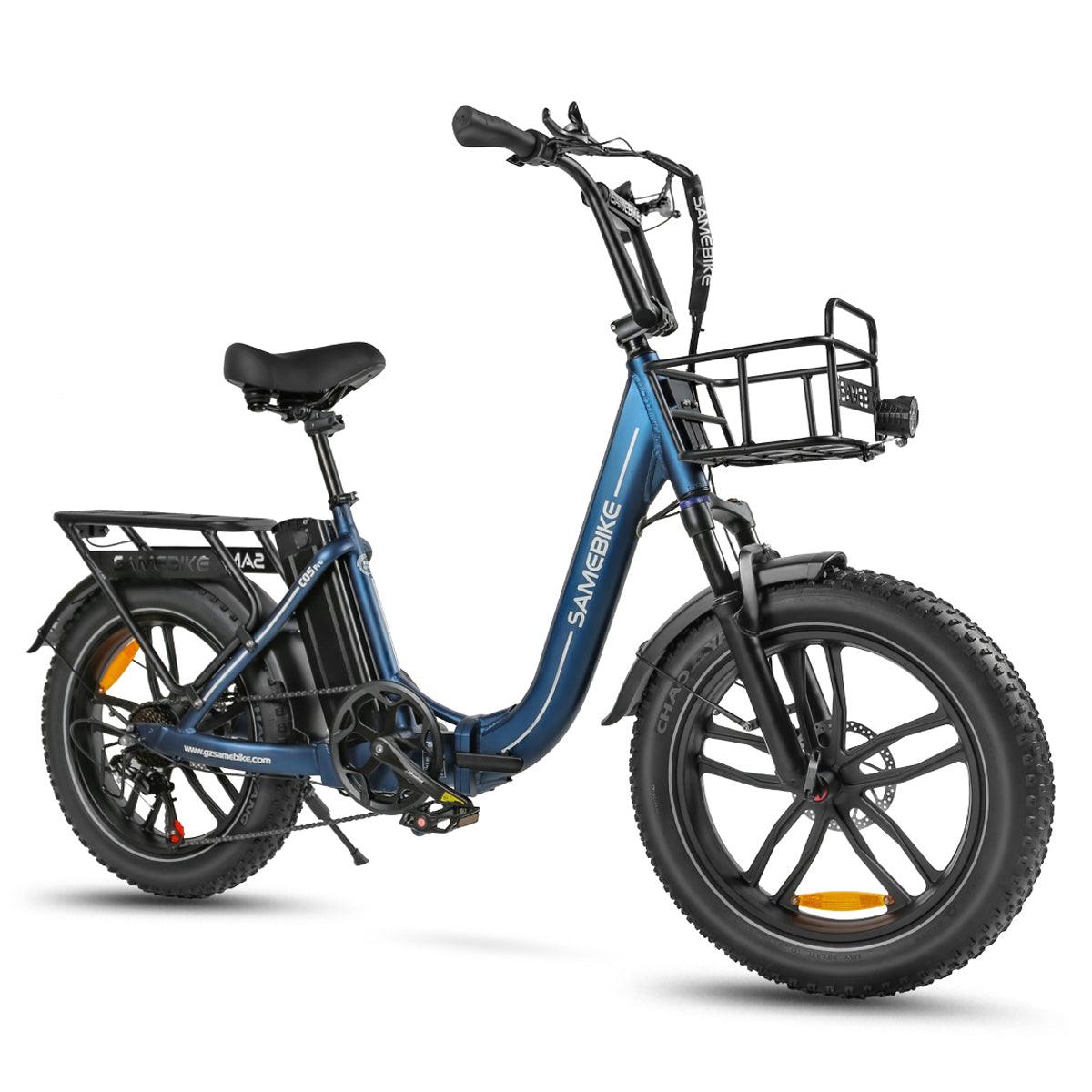 SAMEBIKE C05 Pro 36V 13Ah Akku 500W Motor Max. Geschwindigkeit 35KM/H Step-through faltbares Fat Tire E-Bike - Alcovic