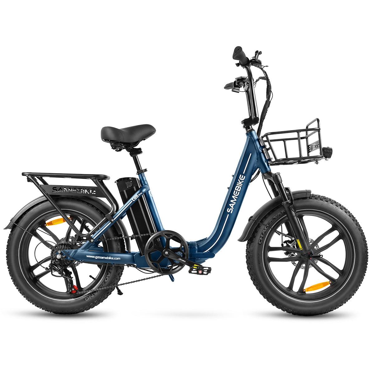 SAMEBIKE C05 Pro 36V 13Ah Akku 500W Motor Max. Geschwindigkeit 35KM/H Step-through faltbares Fat Tire E-Bike - Alcovic