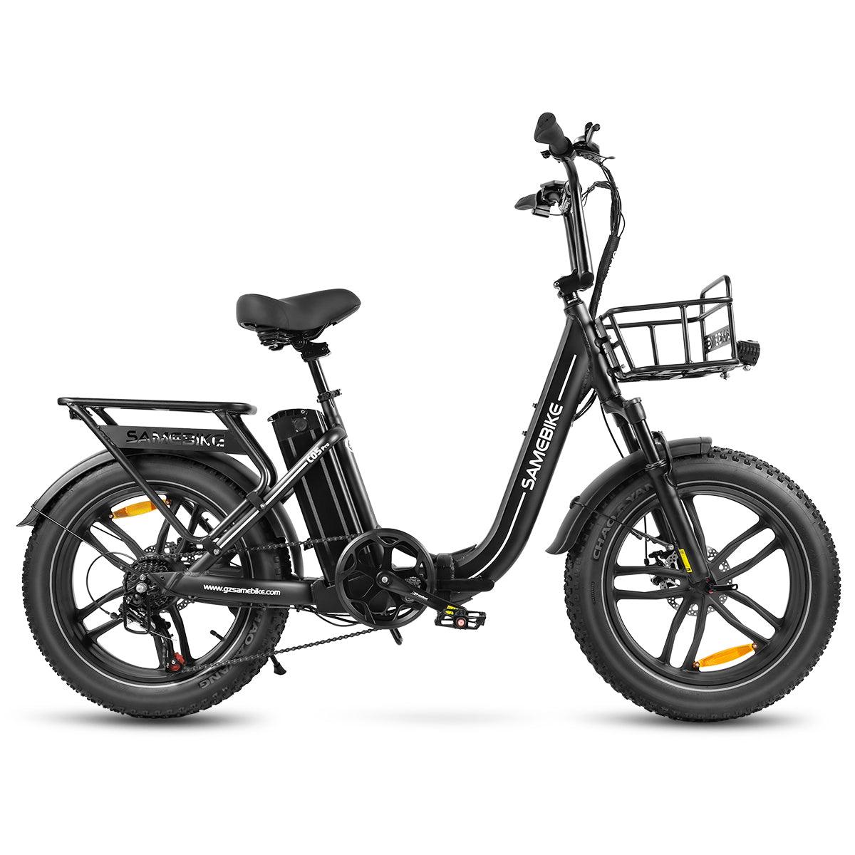 SAMEBIKE C05 Pro 36V 13Ah Akku 500W Motor Max. Geschwindigkeit 35KM/H Step-through faltbares Fat Tire E-Bike Alcovic