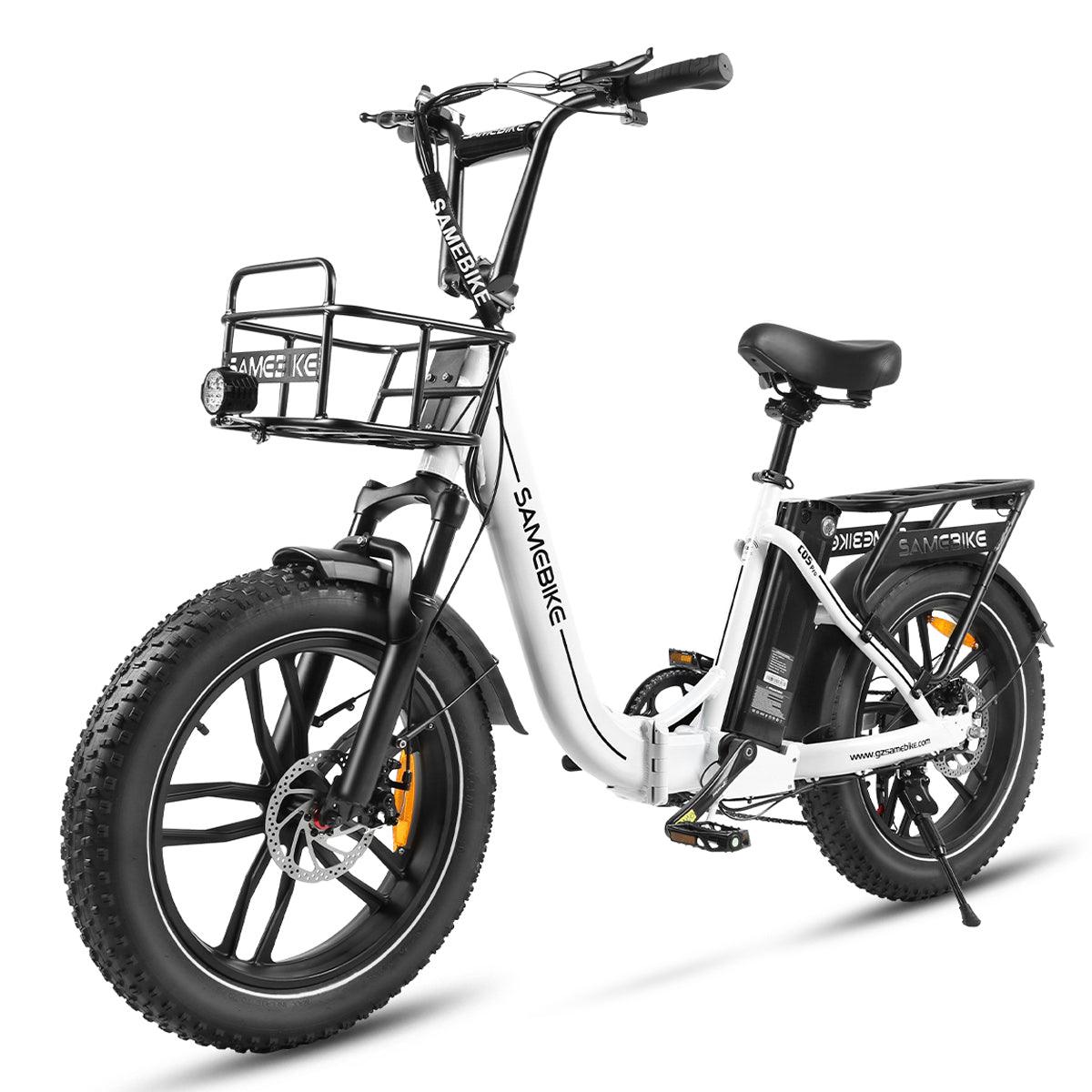 SAMEBIKE C05 Pro 36V 13Ah Akku 500W Motor Max. Geschwindigkeit 35KM/H Step-through faltbares Fat Tire E-Bike Alcovic