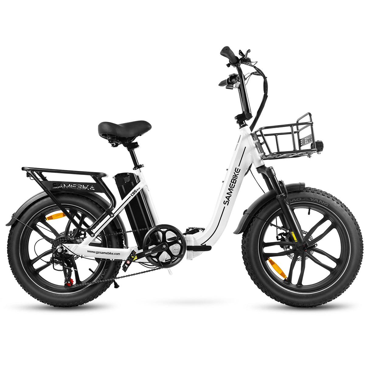 SAMEBIKE C05 Pro 36V 13Ah Akku 500W Motor Max. Geschwindigkeit 35KM/H Step-through faltbares Fat Tire E-Bike Alcovic