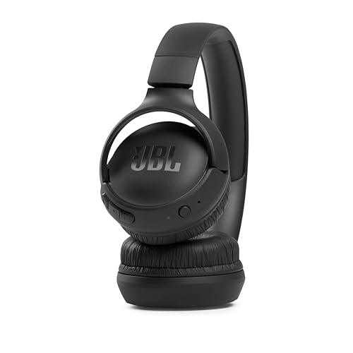 JBL Tune 510BT – Bluetooth On-Ear Kopfhörer in Schwarz – Faltbare Headphones mit Freisprechfunktion – Kompatibel mit Sprachassistenten – Lange Laufzeit von bis zu 40 Stunden Alcovic