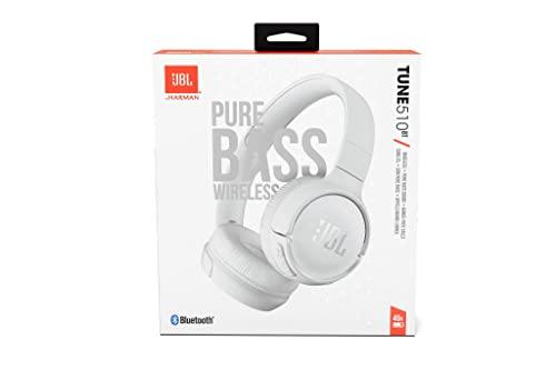 JBL Tune 510BT – Bluetooth On-Ear Kopfhörer in Schwarz – Faltbare Headphones mit Freisprechfunktion – Kompatibel mit Sprachassistenten – Lange Laufzeit von bis zu 40 Stunden Alcovic