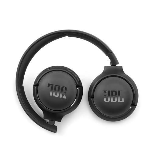 JBL Tune 510BT – Bluetooth On-Ear Kopfhörer in Schwarz – Faltbare Headphones mit Freisprechfunktion – Kompatibel mit Sprachassistenten – Lange Laufzeit von bis zu 40 Stunden Alcovic