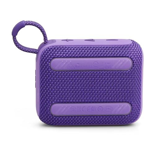 JBL Go 4 in Blau – Tragbare Bluetooth-Lautsprecher-Box mit JBL Pro Sound, tiefem Bass und Playtime-Boost-Funktion – Wasserfest und staubfest – 7 h Laufzeit Alcovic