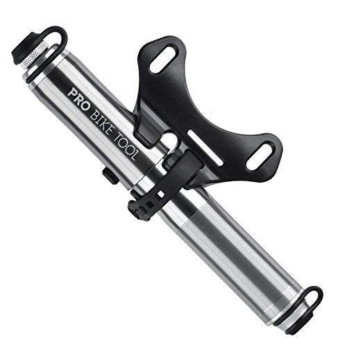 Pro Bike Tool Mini-Fahrradpumpe für Presta- und Schraderventile, Hochdruck-PSI, zuverlässig, kompakt und leicht, hervorragende Qualität und Leistung, Fahrrad-Reifenpumpe für Rennräder, Mountainbikes und BMX-Fahrräder Alcovic