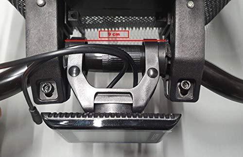 FISCHER Lenkerkorb mit Schnellbefestigung, speziell für E-Bikes entwickelt, Tragkraft 5kg, passend für alle gängigen Displays mit einer Breite von 9 cm, u.a. für BOSCH Displays Alcovic