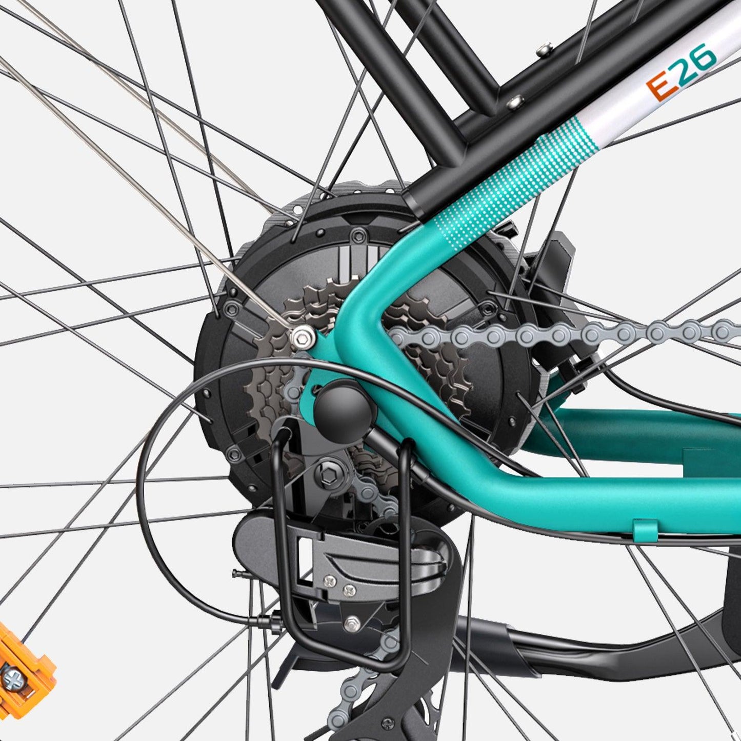 ENGWE E26 250 W 140 km Doppelfederung All-Terrain Fat Tire E-bike Alcovic