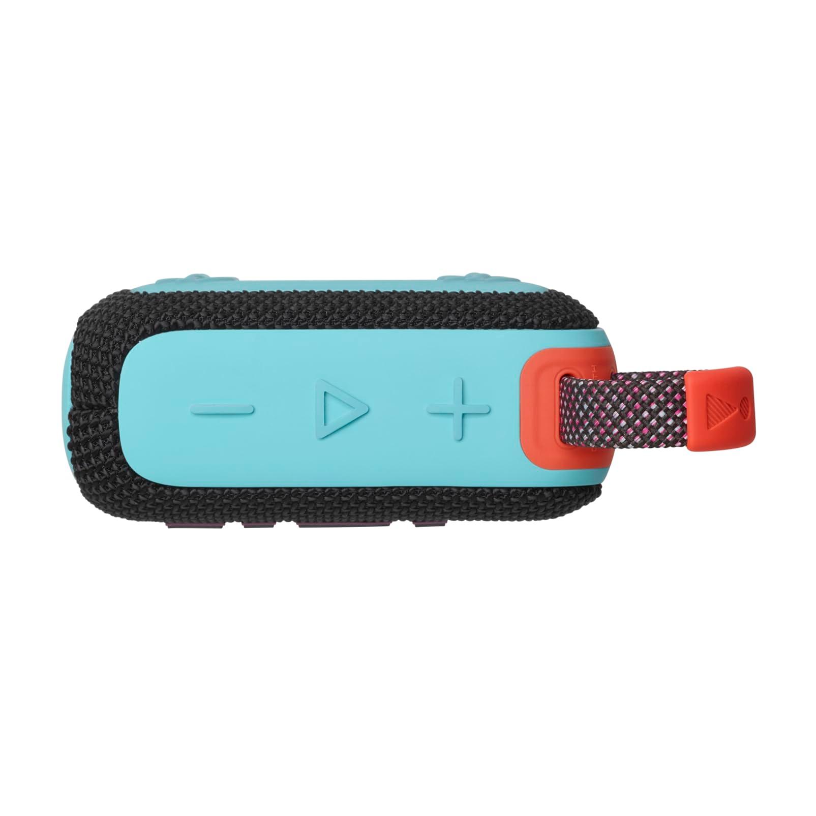 JBL Go 4 in Blau – Tragbare Bluetooth-Lautsprecher-Box mit JBL Pro Sound, tiefem Bass und Playtime-Boost-Funktion – Wasserfest und staubfest – 7 h Laufzeit Alcovic