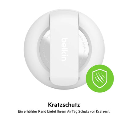 Belkin AirTag Hülle mit Schlaufe (Secure Holder Schutzhülle für Air Tag, Accessoire mit Kratzschutz) – Schwarz Alcovic