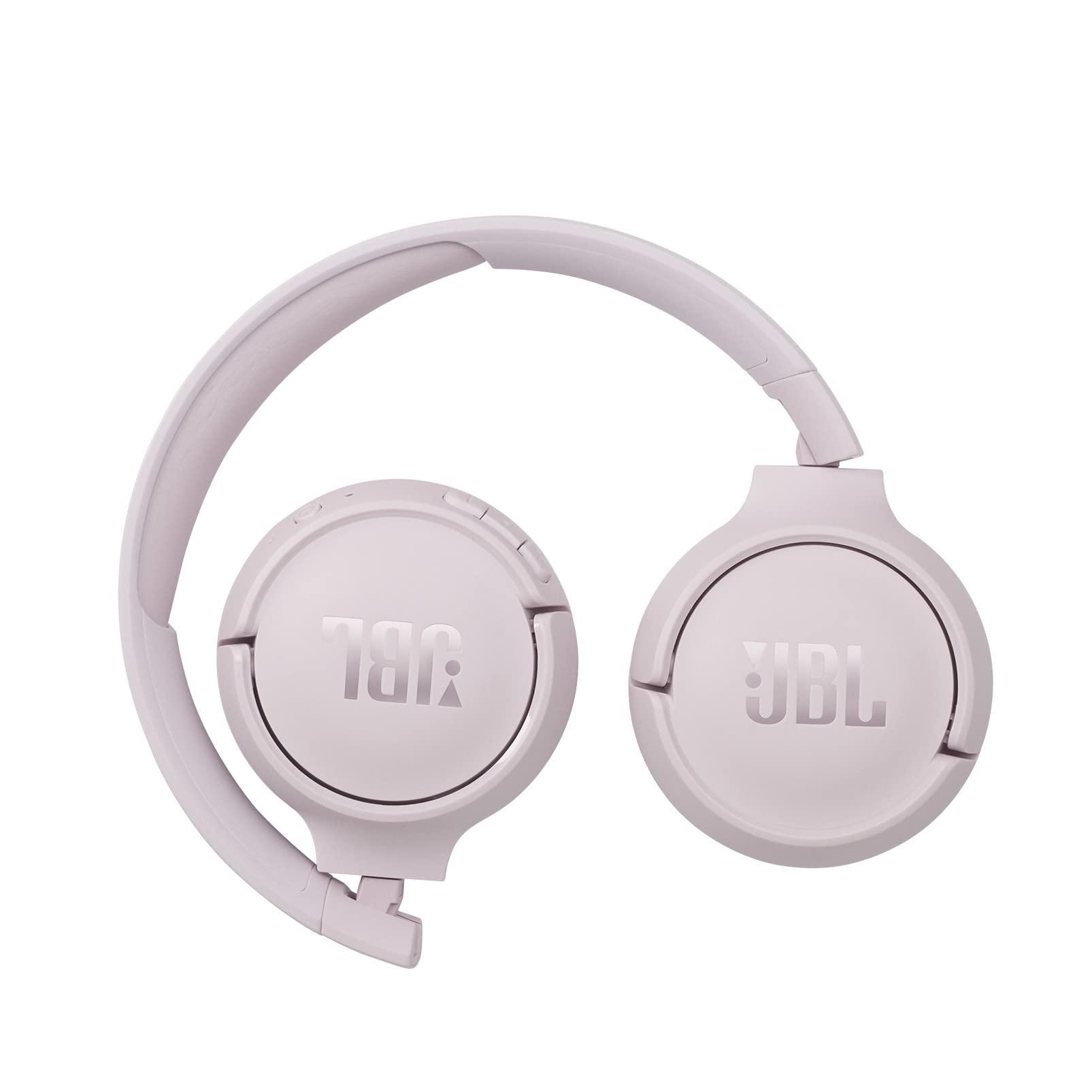 JBL Tune 510BT – Bluetooth On-Ear Kopfhörer in Schwarz – Faltbare Headphones mit Freisprechfunktion – Kompatibel mit Sprachassistenten – Lange Laufzeit von bis zu 40 Stunden Alcovic