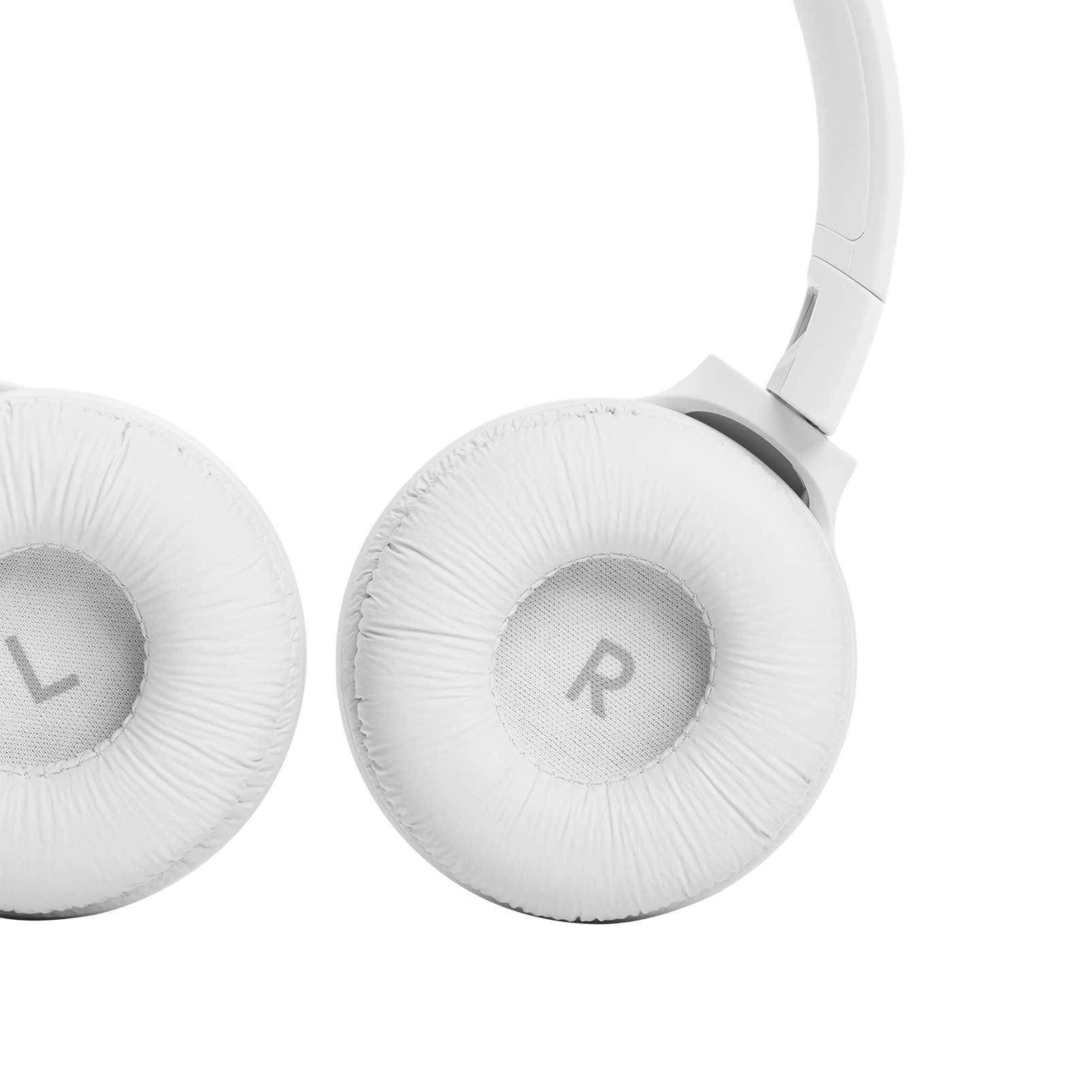 JBL Tune 510BT – Bluetooth On-Ear Kopfhörer in Schwarz – Faltbare Headphones mit Freisprechfunktion – Kompatibel mit Sprachassistenten – Lange Laufzeit von bis zu 40 Stunden Alcovic