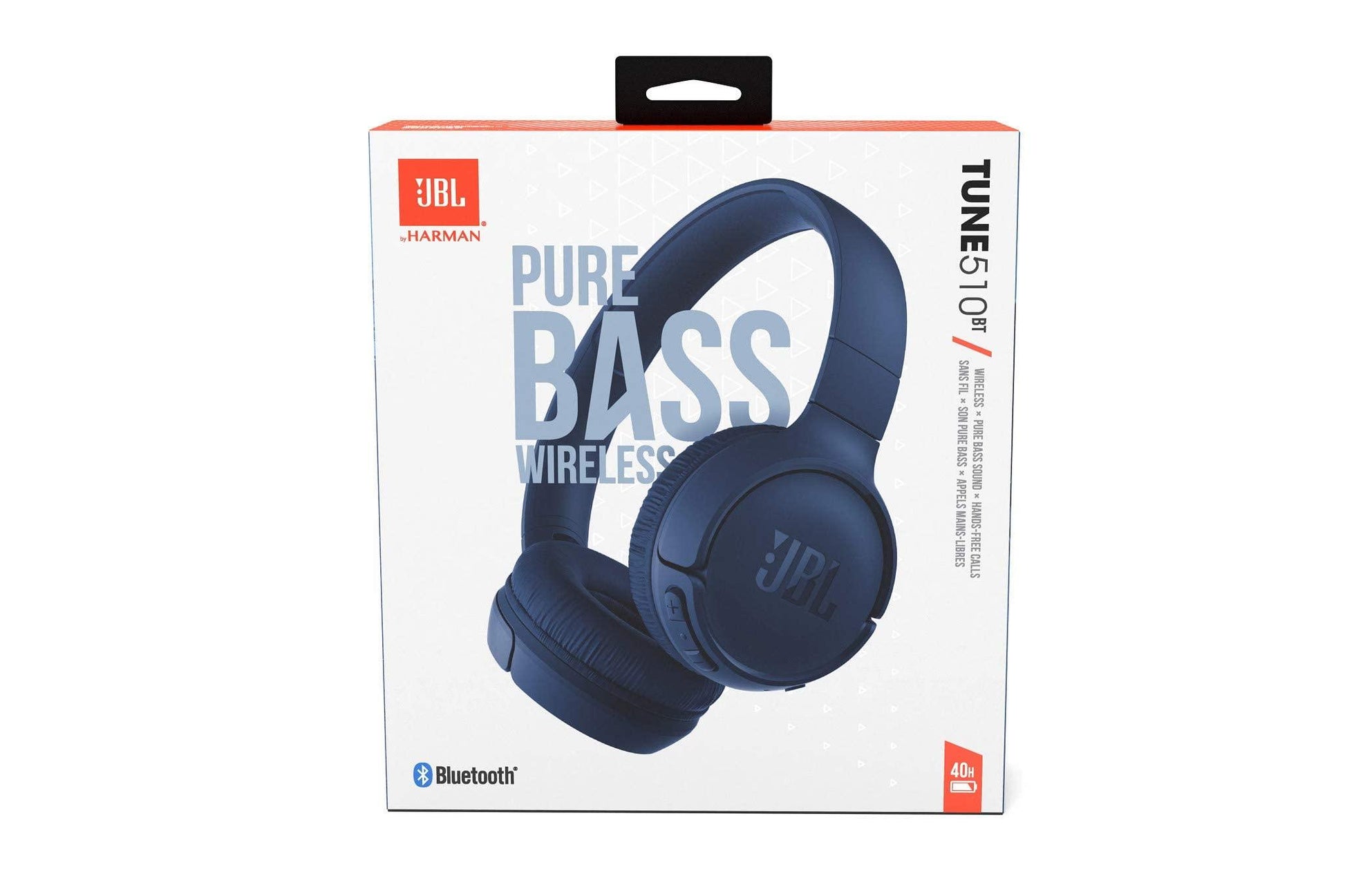JBL Tune 510BT – Bluetooth On-Ear Kopfhörer in Schwarz – Faltbare Headphones mit Freisprechfunktion – Kompatibel mit Sprachassistenten – Lange Laufzeit von bis zu 40 Stunden Alcovic