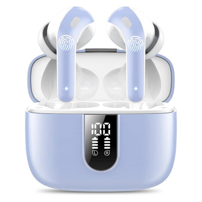 Bluetooth Kopfhörer, In Ear Kopfhörer Kabellos Bluetooth 5.3 mit 50H Tiefer Bass, 2024 Neue Kabellose Kopfhörer Noise Cancelling Earbuds mit 4 ENC Mic, IPX7 Wasserdicht Ohrhörer, USB-C Alcovic