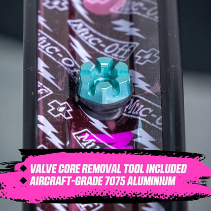 Muc-Off Graue Presta Tubeless Ventile, 44 mm - Hochwertige Anti-Leck Fahrradventile mit integriertem Werkzeug zum Entfernen des Ventilkerns Alcovic