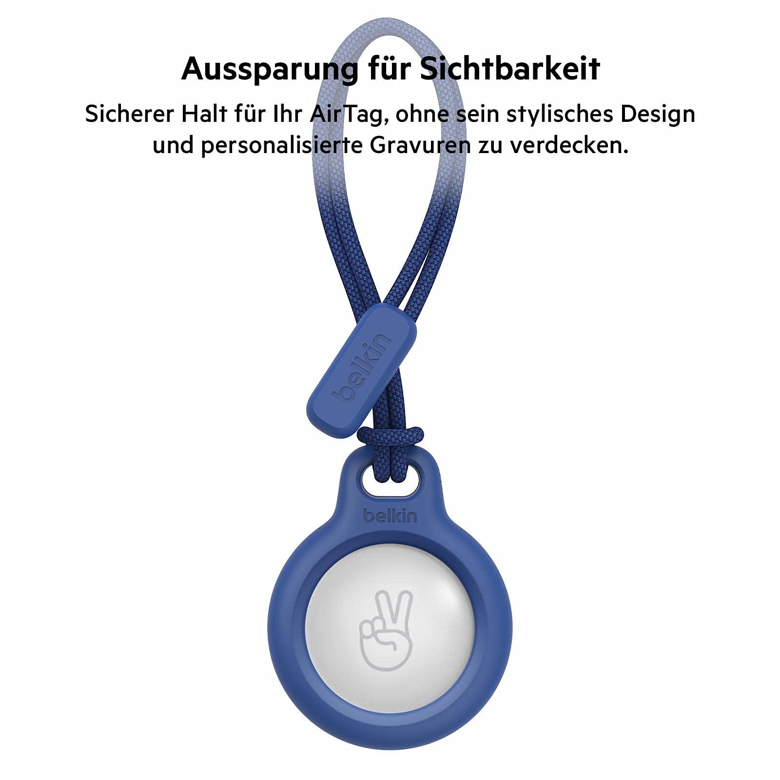 Belkin AirTag Hülle mit Schlaufe (Secure Holder Schutzhülle für Air Tag, Accessoire mit Kratzschutz) – Schwarz Alcovic