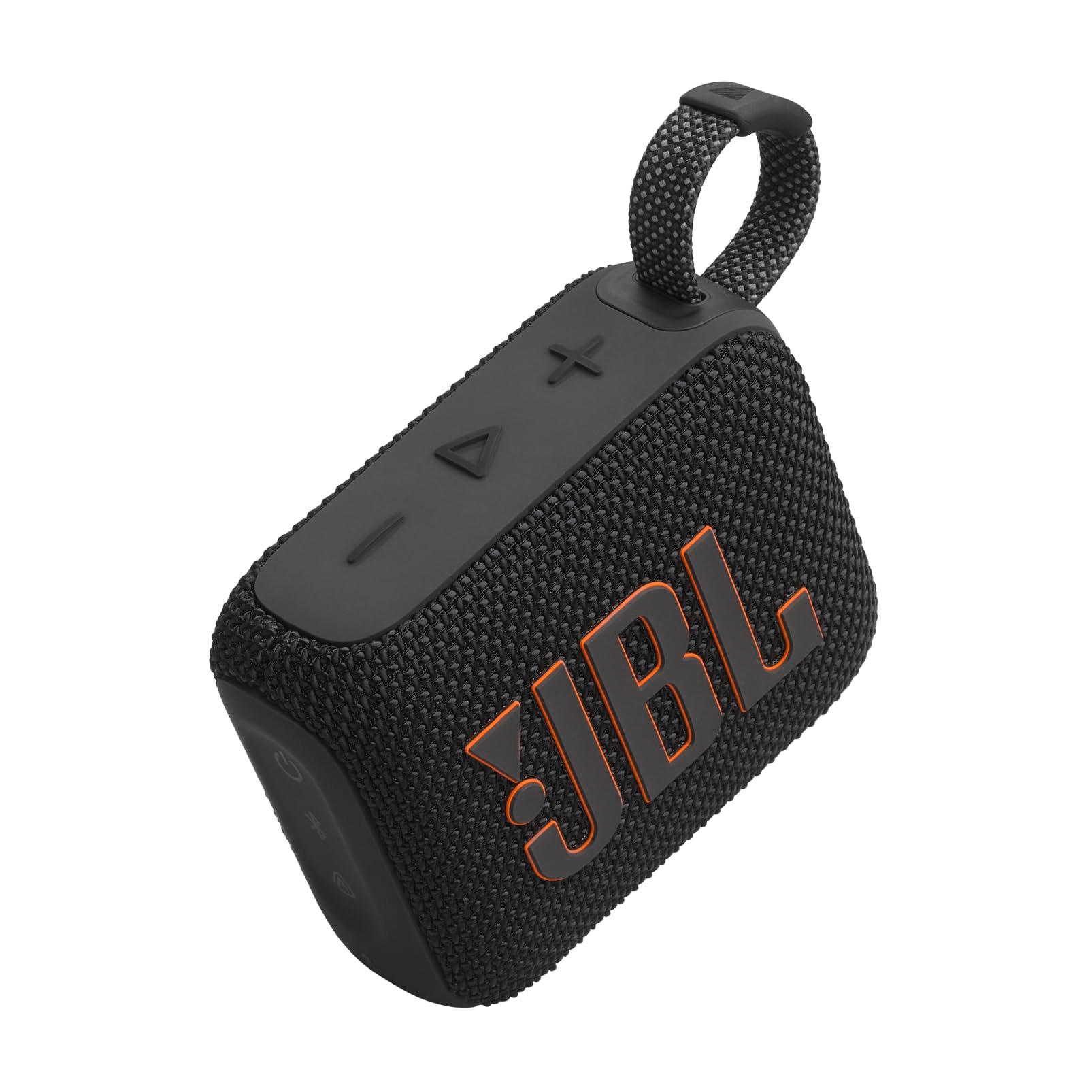 JBL Go 4 in Blau – Tragbare Bluetooth-Lautsprecher-Box mit JBL Pro Sound, tiefem Bass und Playtime-Boost-Funktion – Wasserfest und staubfest – 7 h Laufzeit Alcovic