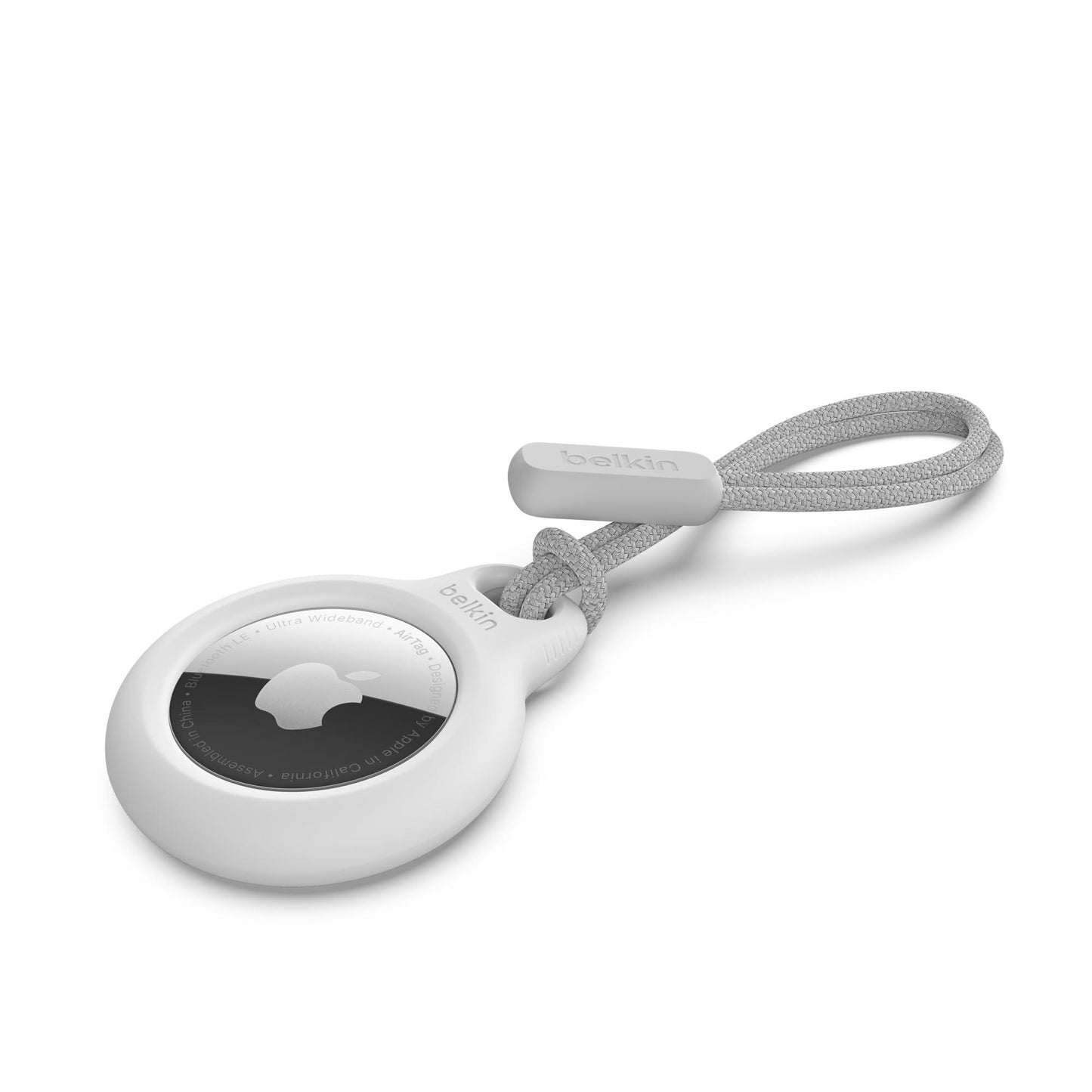 Belkin AirTag Hülle mit Schlaufe (Secure Holder Schutzhülle für Air Tag, Accessoire mit Kratzschutz) – Schwarz Alcovic