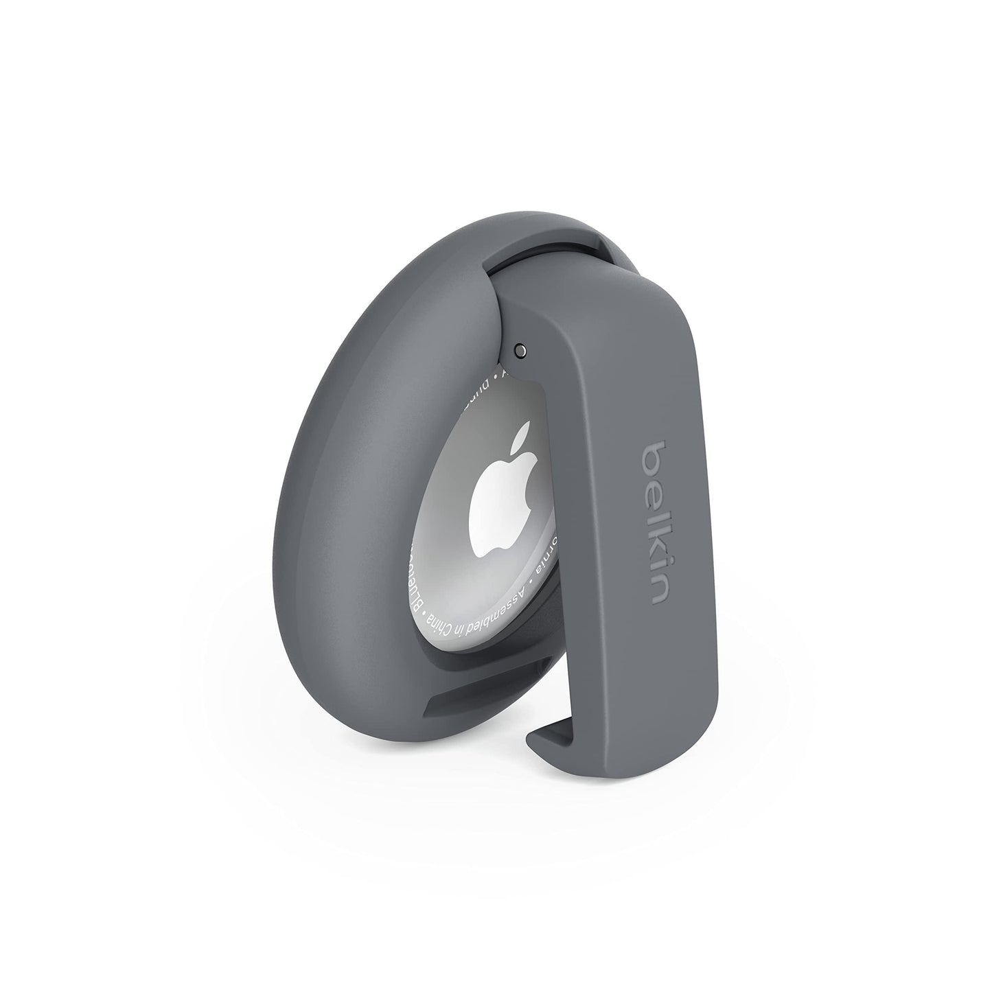 Belkin AirTag Hülle mit Schlaufe (Secure Holder Schutzhülle für Air Tag, Accessoire mit Kratzschutz) – Schwarz Alcovic