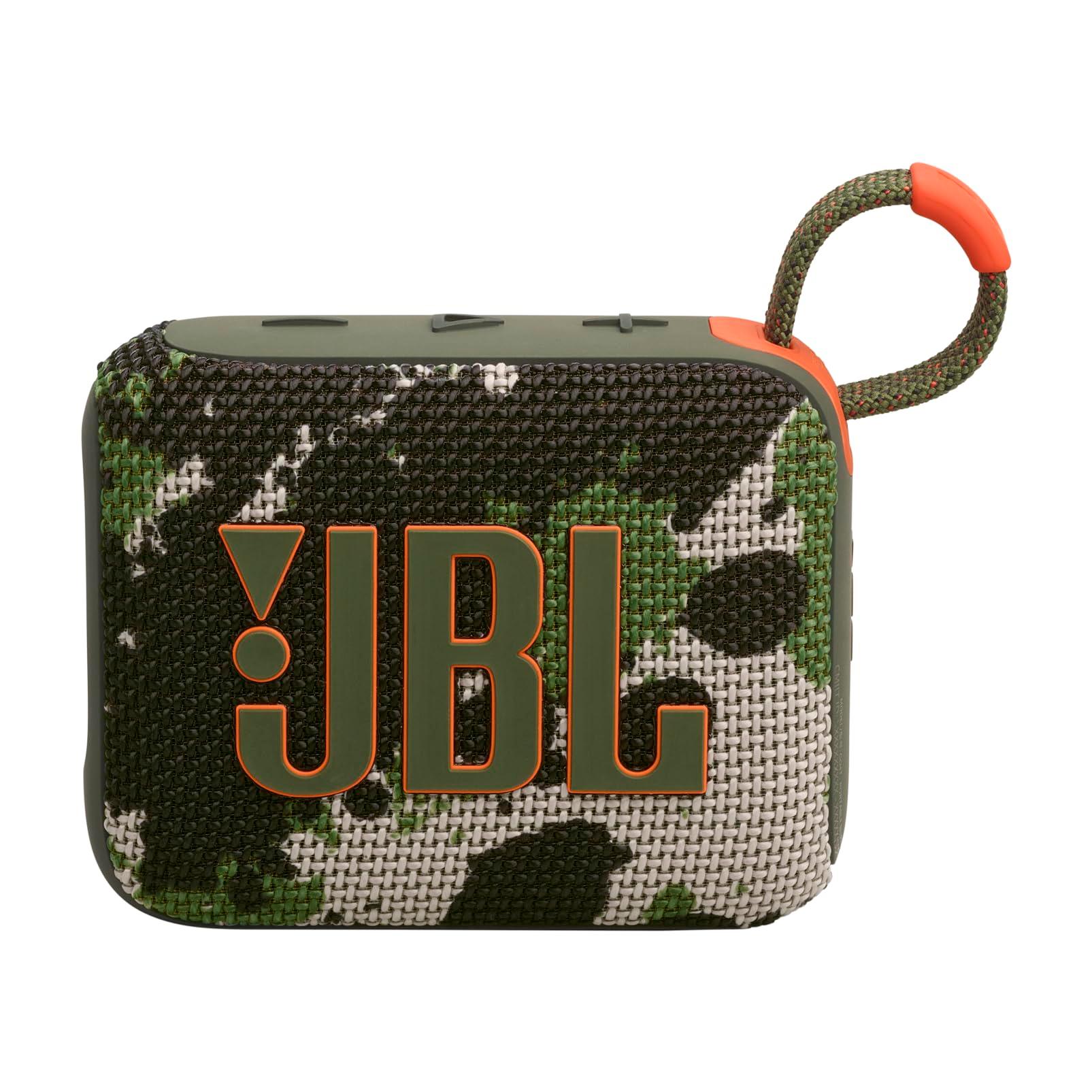 JBL Go 4 in Blau – Tragbare Bluetooth-Lautsprecher-Box mit JBL Pro Sound, tiefem Bass und Playtime-Boost-Funktion – Wasserfest und staubfest – 7 h Laufzeit Alcovic