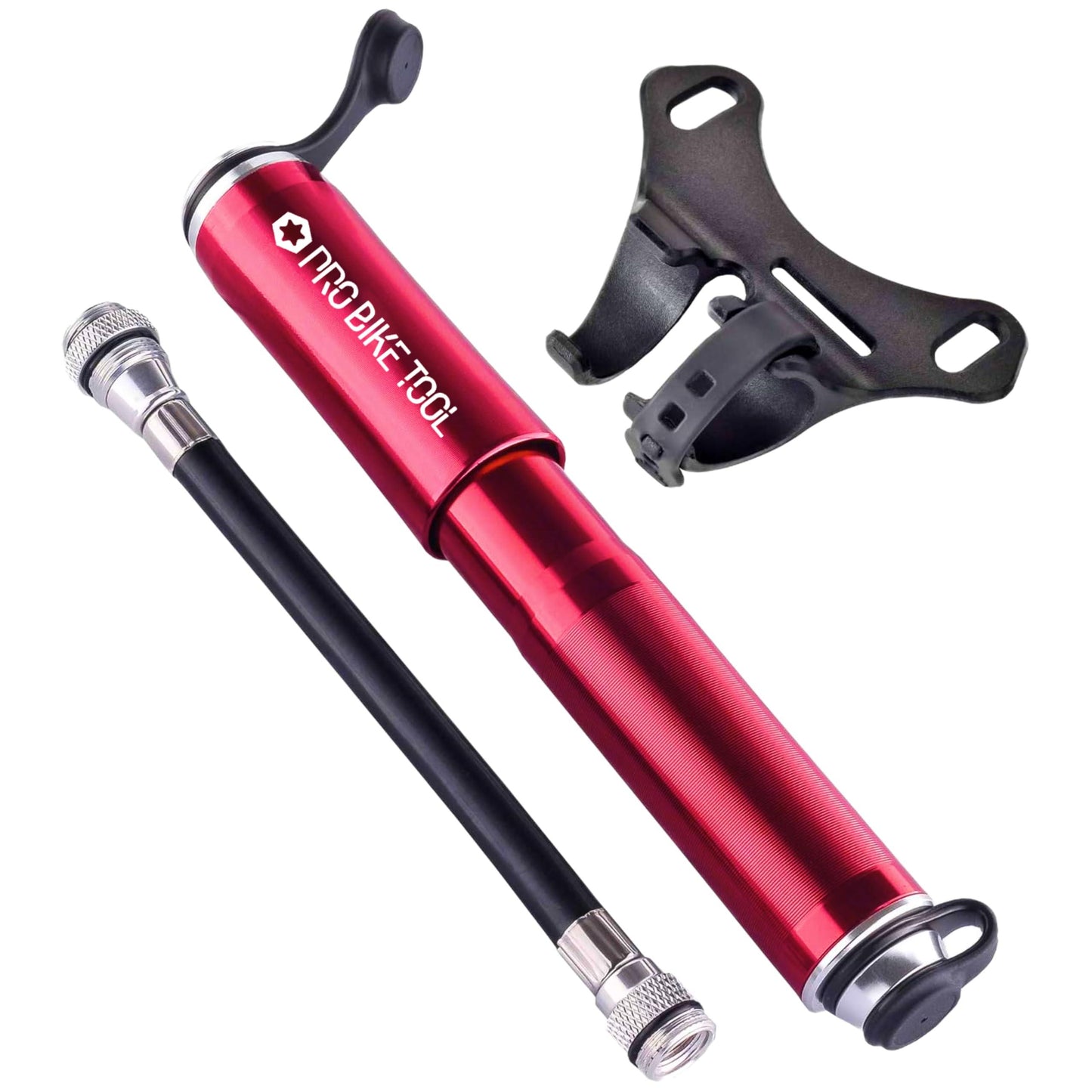 Pro Bike Tool Mini-Fahrradpumpe für Presta- und Schraderventile, Hochdruck-PSI, zuverlässig, kompakt und leicht, hervorragende Qualität und Leistung, Fahrrad-Reifenpumpe für Rennräder, Mountainbikes und BMX-Fahrräder Alcovic