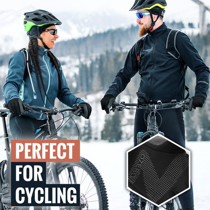 OZERO Herren Wasserdicht Thermohandschuhe, Touchscreen Winterhandschuhe Fahrhandschuhe Fahrradhandschuhe Laufhandschuhe Alcovic