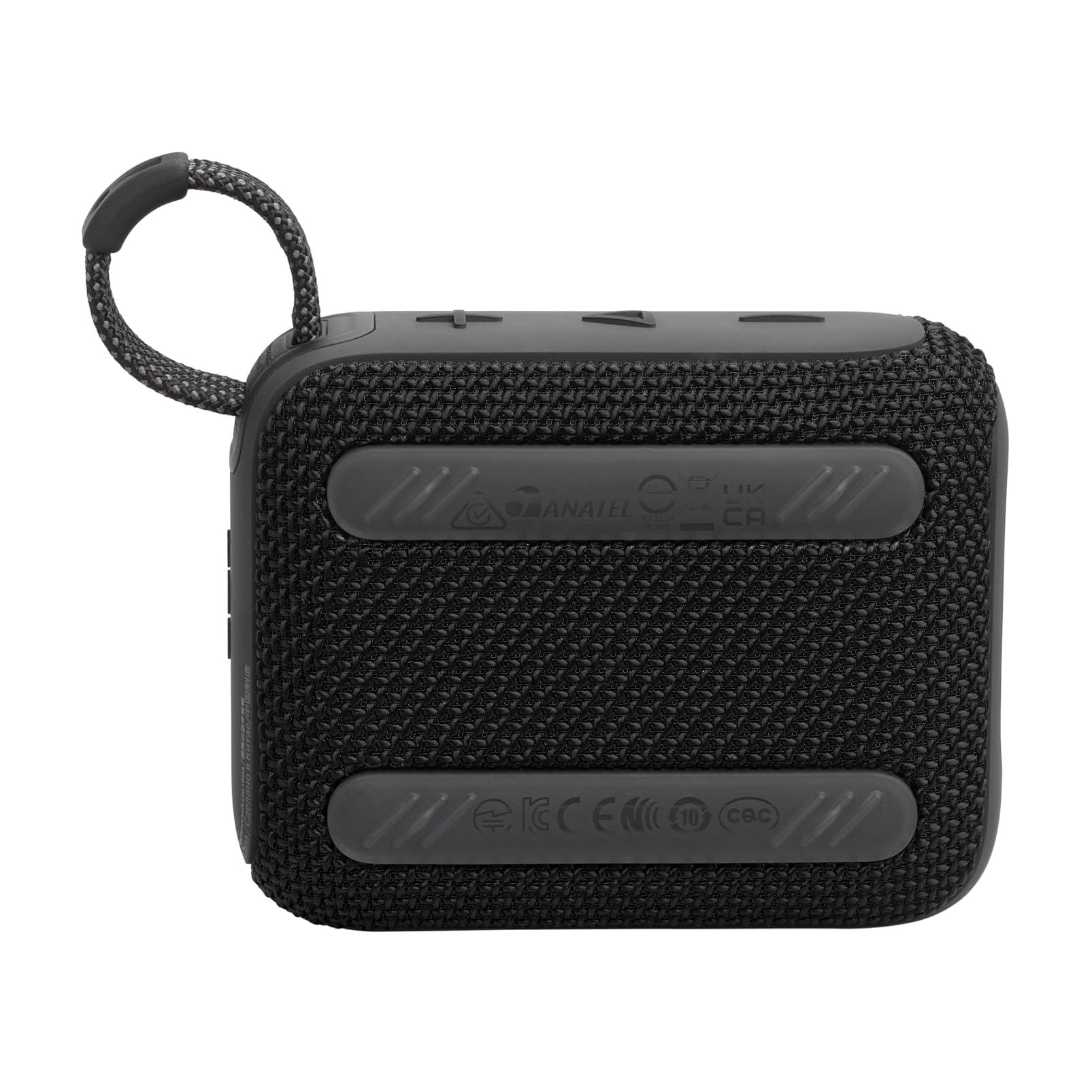 JBL Go 4 in Blau – Tragbare Bluetooth-Lautsprecher-Box mit JBL Pro Sound, tiefem Bass und Playtime-Boost-Funktion – Wasserfest und staubfest – 7 h Laufzeit Alcovic