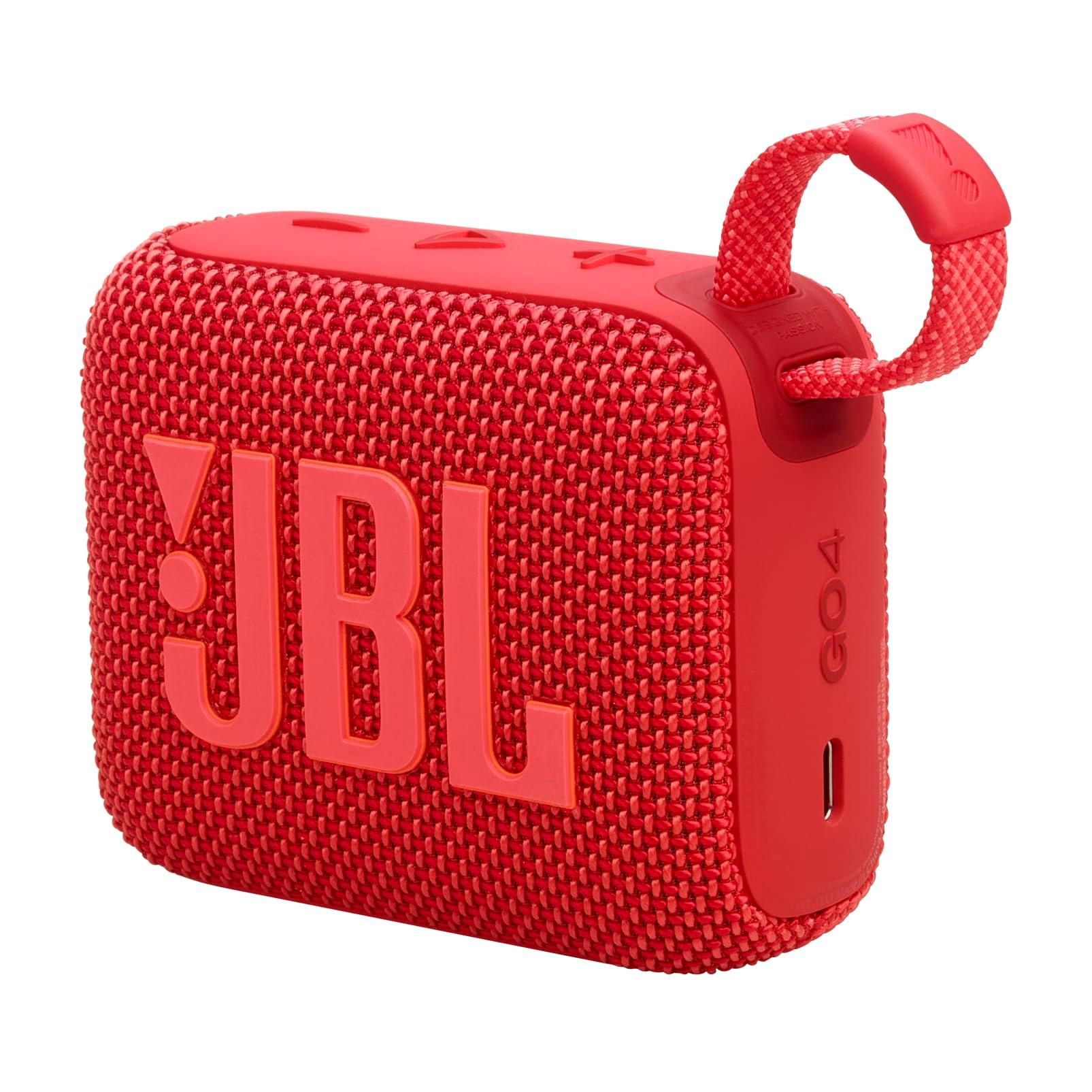 JBL Go 4 in Blau – Tragbare Bluetooth-Lautsprecher-Box mit JBL Pro Sound, tiefem Bass und Playtime-Boost-Funktion – Wasserfest und staubfest – 7 h Laufzeit Alcovic