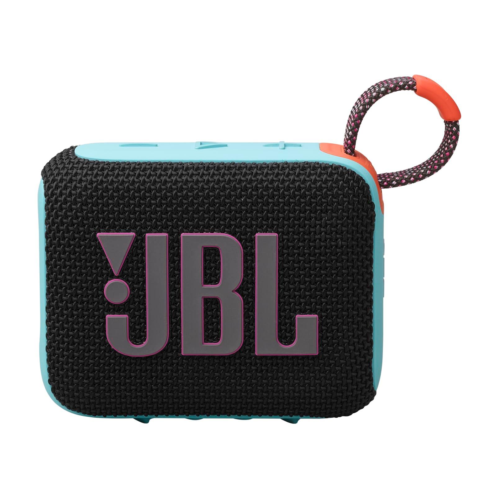 JBL Go 4 in Blau – Tragbare Bluetooth-Lautsprecher-Box mit JBL Pro Sound, tiefem Bass und Playtime-Boost-Funktion – Wasserfest und staubfest – 7 h Laufzeit Alcovic