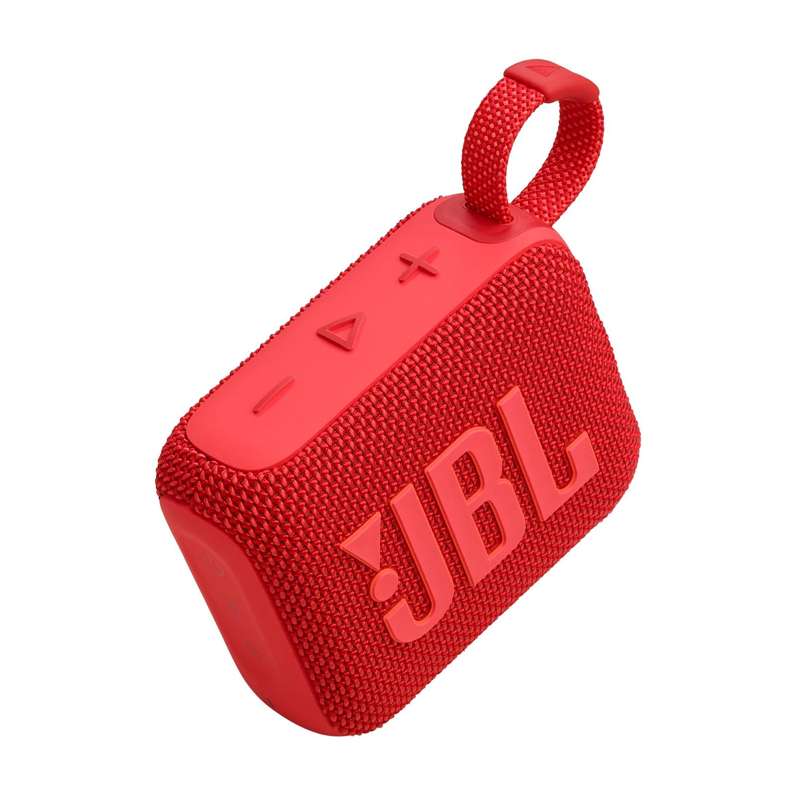 JBL Go 4 in Blau – Tragbare Bluetooth-Lautsprecher-Box mit JBL Pro Sound, tiefem Bass und Playtime-Boost-Funktion – Wasserfest und staubfest – 7 h Laufzeit Alcovic