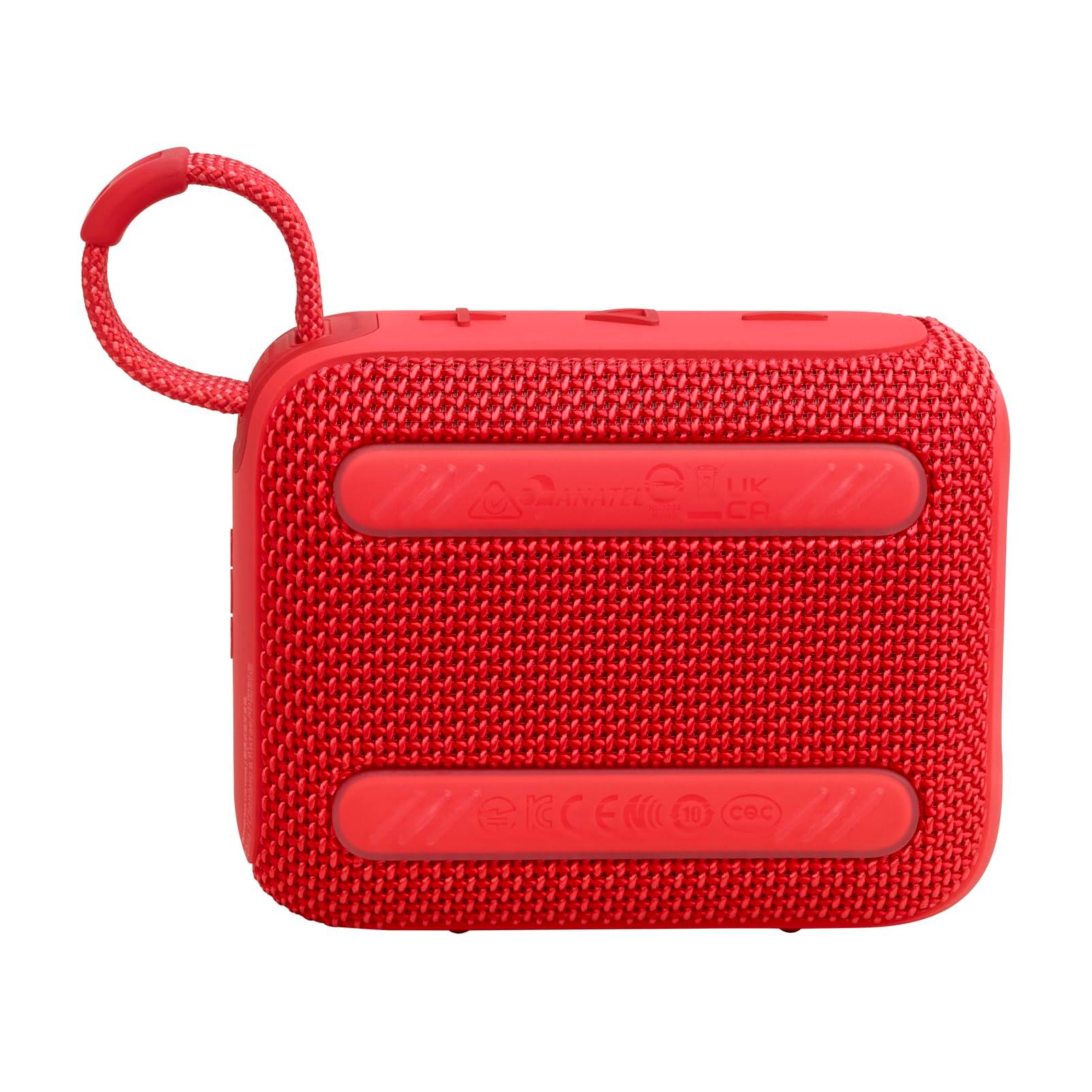 JBL Go 4 in Blau – Tragbare Bluetooth-Lautsprecher-Box mit JBL Pro Sound, tiefem Bass und Playtime-Boost-Funktion – Wasserfest und staubfest – 7 h Laufzeit Alcovic