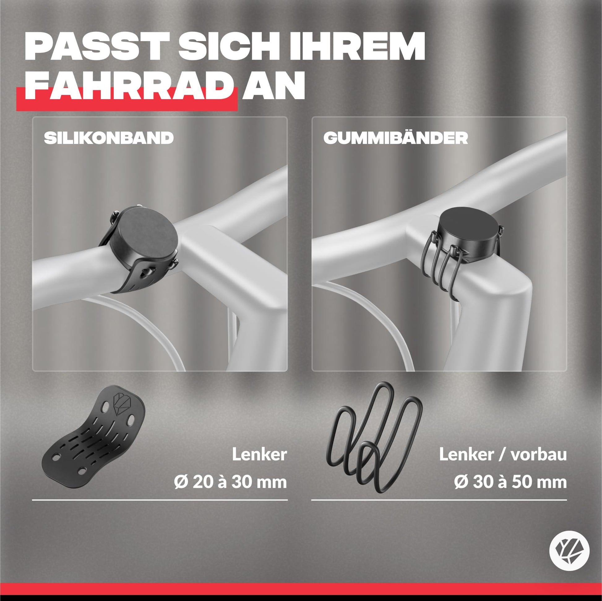 Shapeheart französische Innovation, Magnetische Fahrrad-Handyhalterung mit Abnehmbarer wetterfester Hülle. Telefonhalterung für Elektrofahrräder, Fahrräder, Roller, Mountainbikes... Fahrradzubehör Alcovic