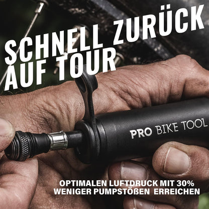 Pro Bike Tool Mini-Fahrradpumpe für Presta- und Schraderventile, Hochdruck-PSI, zuverlässig, kompakt und leicht, hervorragende Qualität und Leistung, Fahrrad-Reifenpumpe für Rennräder, Mountainbikes und BMX-Fahrräder Alcovic