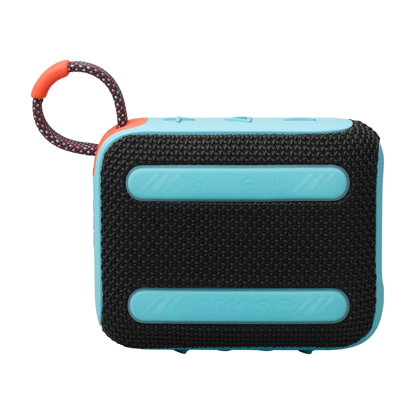 JBL Go 4 in Blau – Tragbare Bluetooth-Lautsprecher-Box mit JBL Pro Sound, tiefem Bass und Playtime-Boost-Funktion – Wasserfest und staubfest – 7 h Laufzeit Alcovic