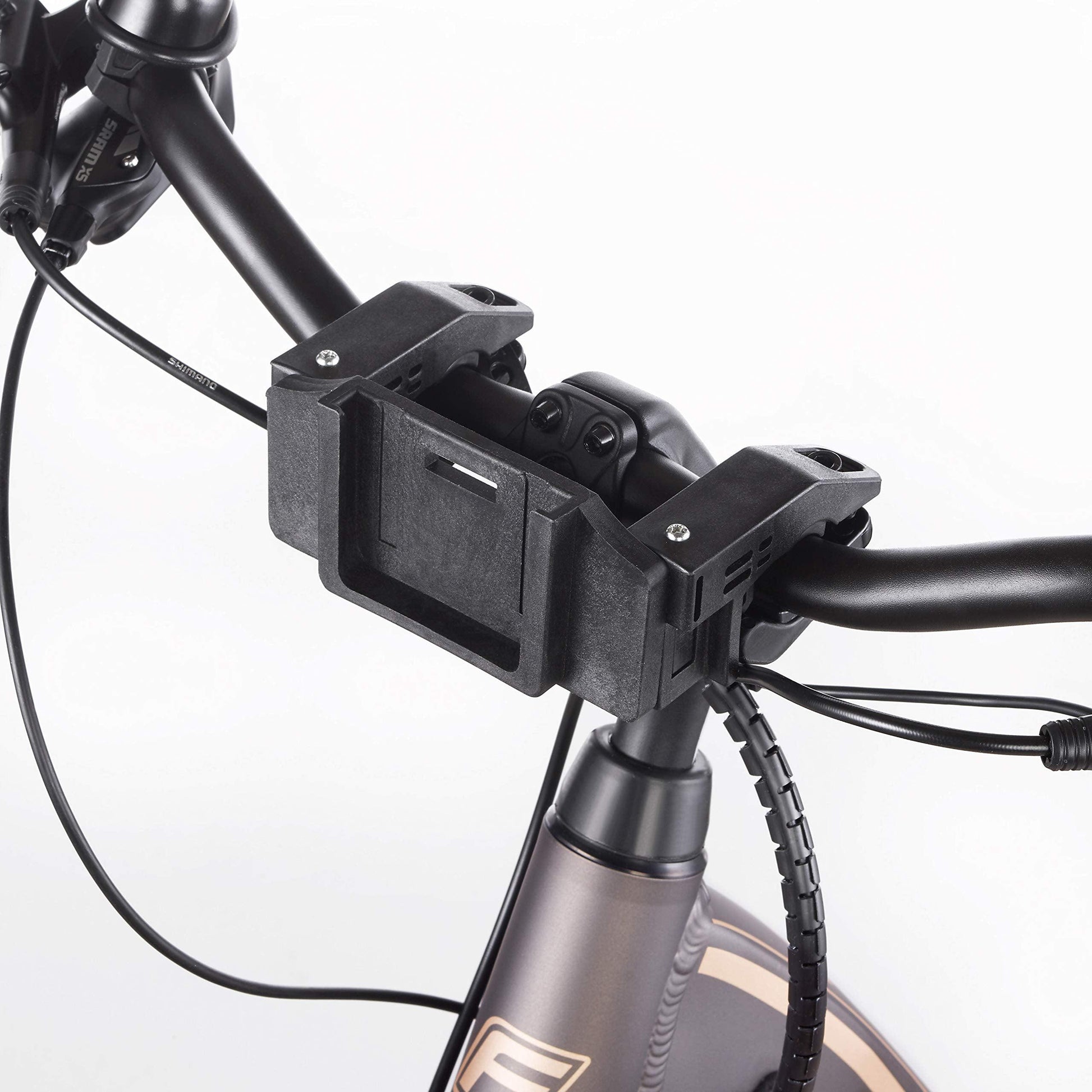 FISCHER Lenkerkorb mit Schnellbefestigung, speziell für E-Bikes entwickelt, Tragkraft 5kg, passend für alle gängigen Displays mit einer Breite von 9 cm, u.a. für BOSCH Displays Alcovic