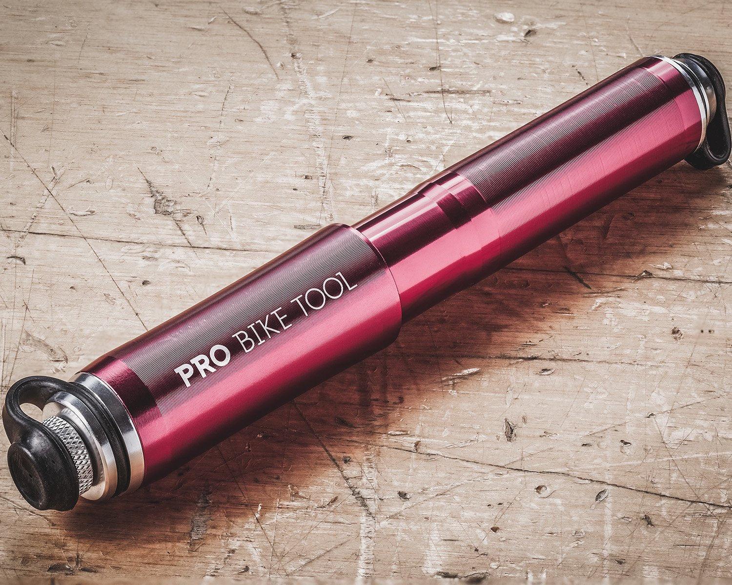 Pro Bike Tool Mini-Fahrradpumpe für Presta- und Schraderventile, Hochdruck-PSI, zuverlässig, kompakt und leicht, hervorragende Qualität und Leistung, Fahrrad-Reifenpumpe für Rennräder, Mountainbikes und BMX-Fahrräder Alcovic