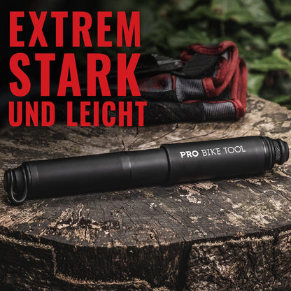 Pro Bike Tool Mini-Fahrradpumpe für Presta- und Schraderventile, Hochdruck-PSI, zuverlässig, kompakt und leicht, hervorragende Qualität und Leistung, Fahrrad-Reifenpumpe für Rennräder, Mountainbikes und BMX-Fahrräder Alcovic