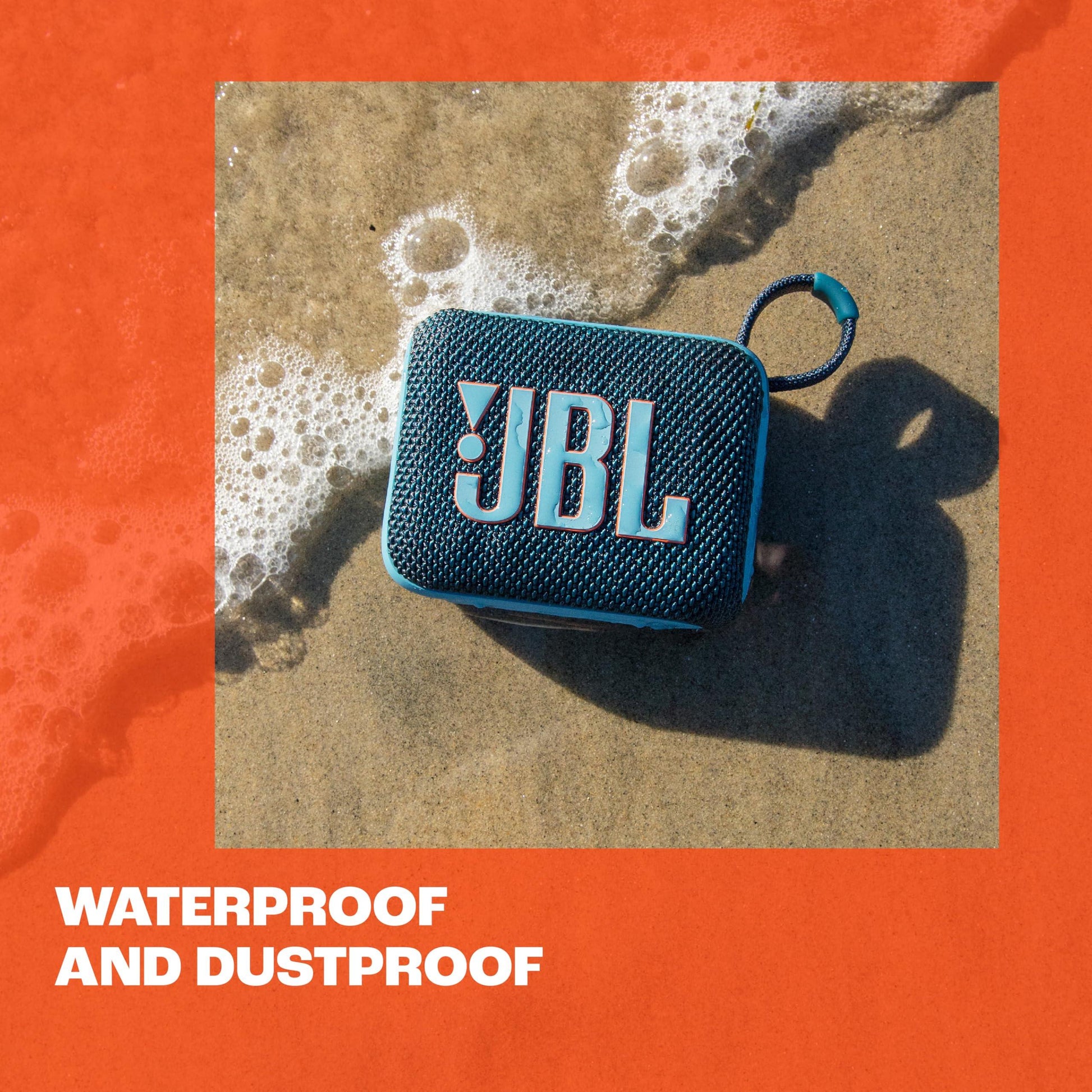 JBL Go 4 in Blau – Tragbare Bluetooth-Lautsprecher-Box mit JBL Pro Sound, tiefem Bass und Playtime-Boost-Funktion – Wasserfest und staubfest – 7 h Laufzeit Alcovic